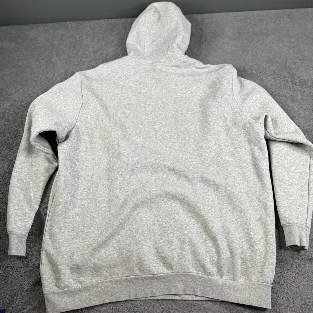 Adidas Sweater Mens Size 2XL Gray Casual Pullover Hoodie Sweatshirt - Picture 5 of 7